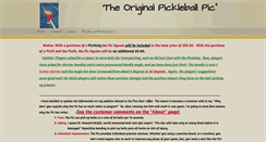 Desktop Screenshot of pickleballpic.com