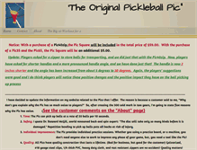 Tablet Screenshot of pickleballpic.com